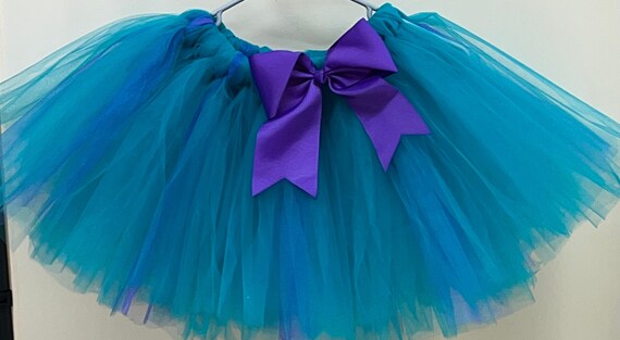 Peacock children tutu Teal and purple accented children tutus