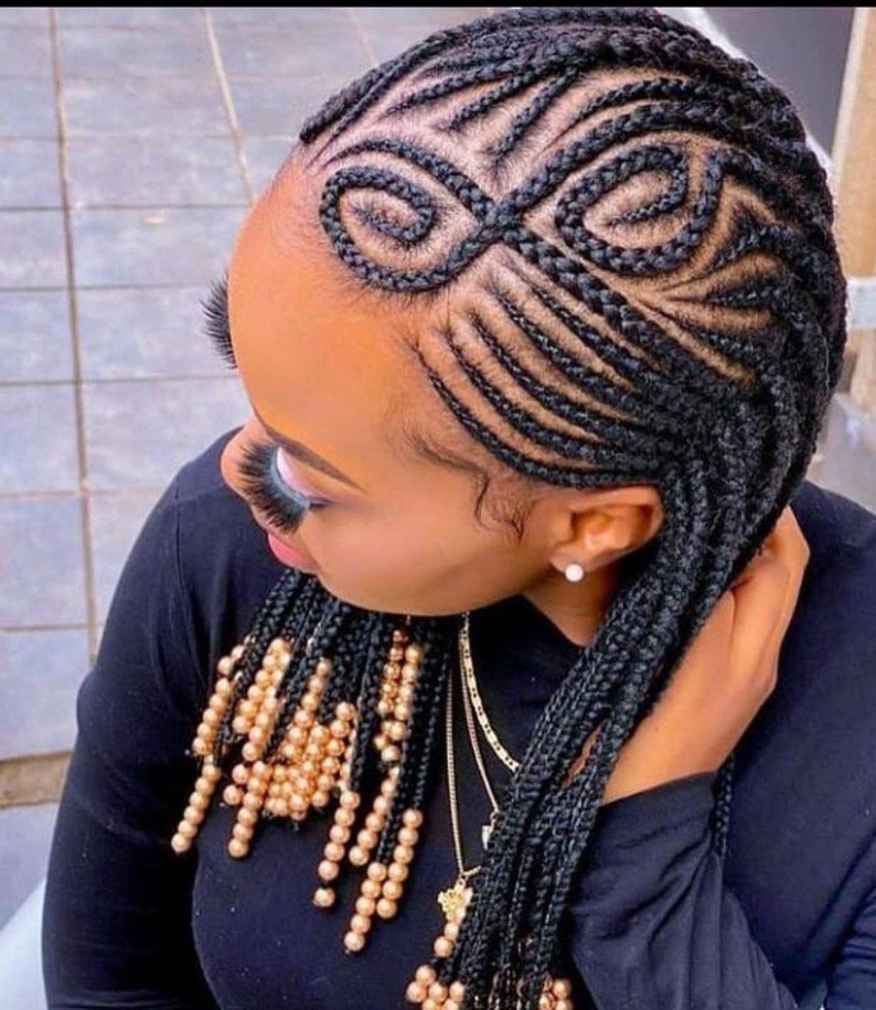 Cornrow Wig Knotless Braid Wig for Black Women Hair Full Lace - Etsy