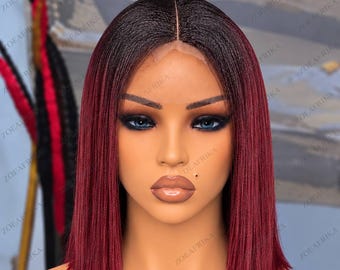 Vlechtpruik Senegalese Twist pruik Closure Micro Twist pruik Gevlochten pruik Gevlochten kanten pruik Gevlochten pruiken voor zwarte vrouwen Pruiken Bobkapsel Gratis verzending