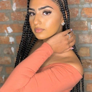 Braid wigs Feed In Braid braided wig, full lace wig Tribal Cornrows Wig Braided Wigs Wig For Black Women image 3