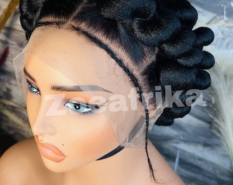 Twist wig, Braided wig for Black women, Braided Wig, Jumbo Twist, Full lace wig, Knotless Braided wig, Senegalese Twist, Handbraided wig,wig