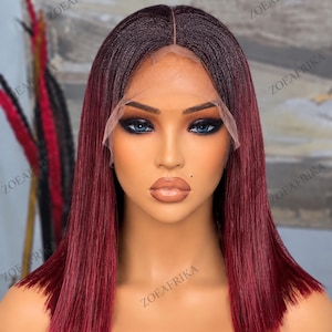 Geflochtene Perücke, Senegalesische Twist-Perücke, Closure-Mikro-Twist-Perücke, Geflochtene Perücke, Geflochtene Spitzenperücke, Geflochtene Perücken für schwarze Frauen, Bob-Perücken, Kostenloser Versand