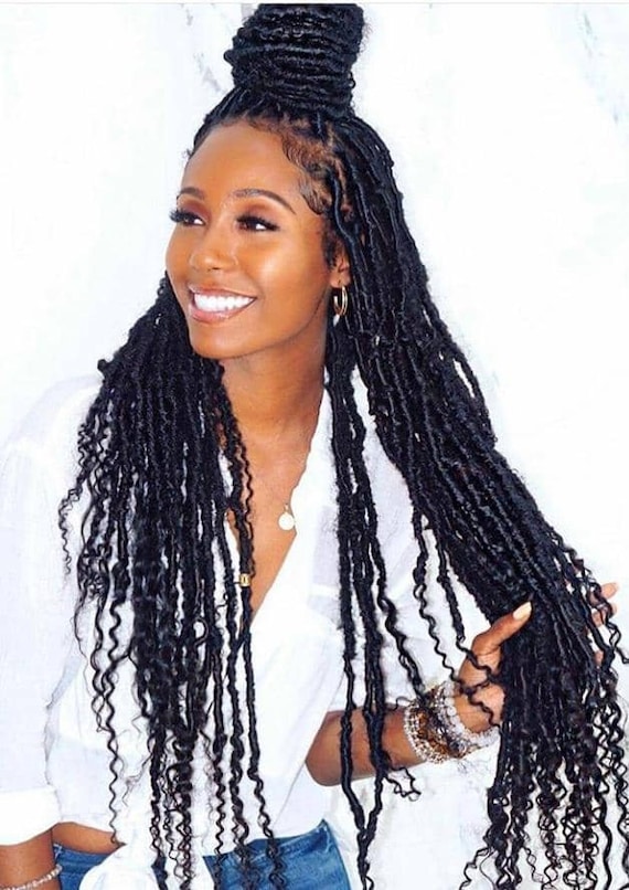 Bohemian goddess locs deals