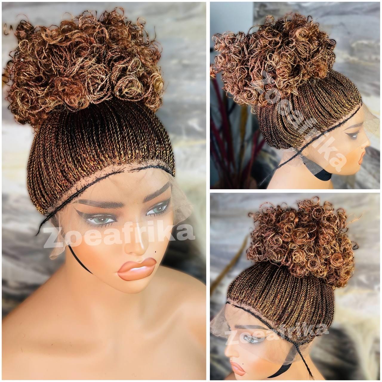 Temi closure braided wig-color 27 22 main image 2