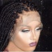 READY to SHIP Medium box braid wig braid wig box braids wig for black women cornrows wig cornrow faux locs dreadlocks lace frontal wig brai