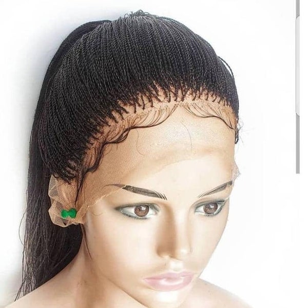 Braid wigs; Braided wigs, Micro Twist, Million Braids, Micro Braids, Senegalese Twist, Micro Twist wig, Twist Braid wig