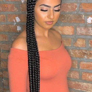 Braid wigs Feed In Braid braided wig, full lace wig Tribal Cornrows Wig Braided Wigs Wig For Black Women image 2