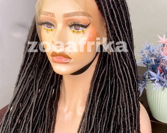 Locs wig, soft Locs, dreadlocs wig, Wigs For Black Women, full lace, locs wig, Loc Braided Wig