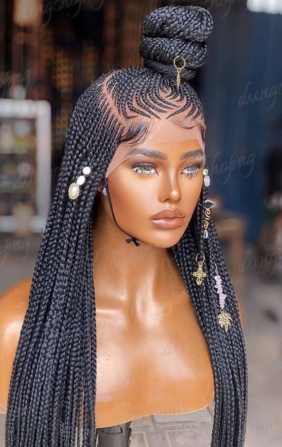Black wig cheap updo
