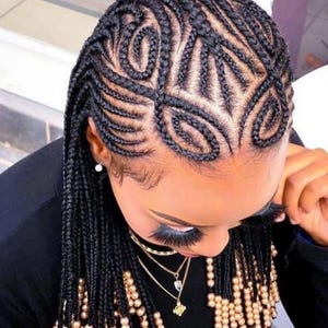 Cornrow flätad peruk Franska flätor Framspets Knutlös peruk för svarta kvinnor Flätad peruk Cornrow peruk Dreadloc peruk Senegalesisk twist Micro Braid