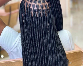 Braided wig, Box Braid wig, Lace front wig, Braided Wigs, Braided Wig for Black women, knotless Braids, Senegalese twists, Women wig, Wig
