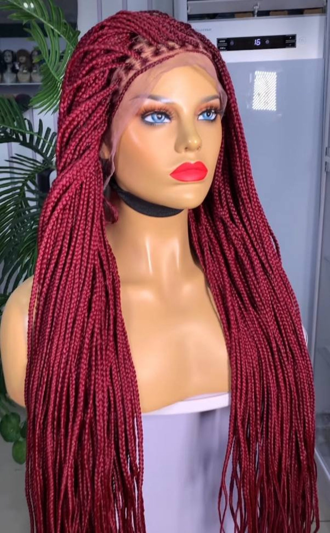 Full Lace Wig, Braided Wig for Black Women, Knotless Braids,braids Wig