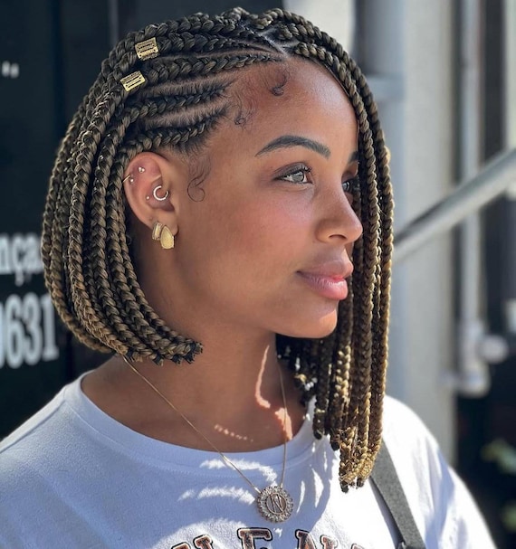 合成編み込みウィッグ レースフロント編み込みウィッグ コーンロウ