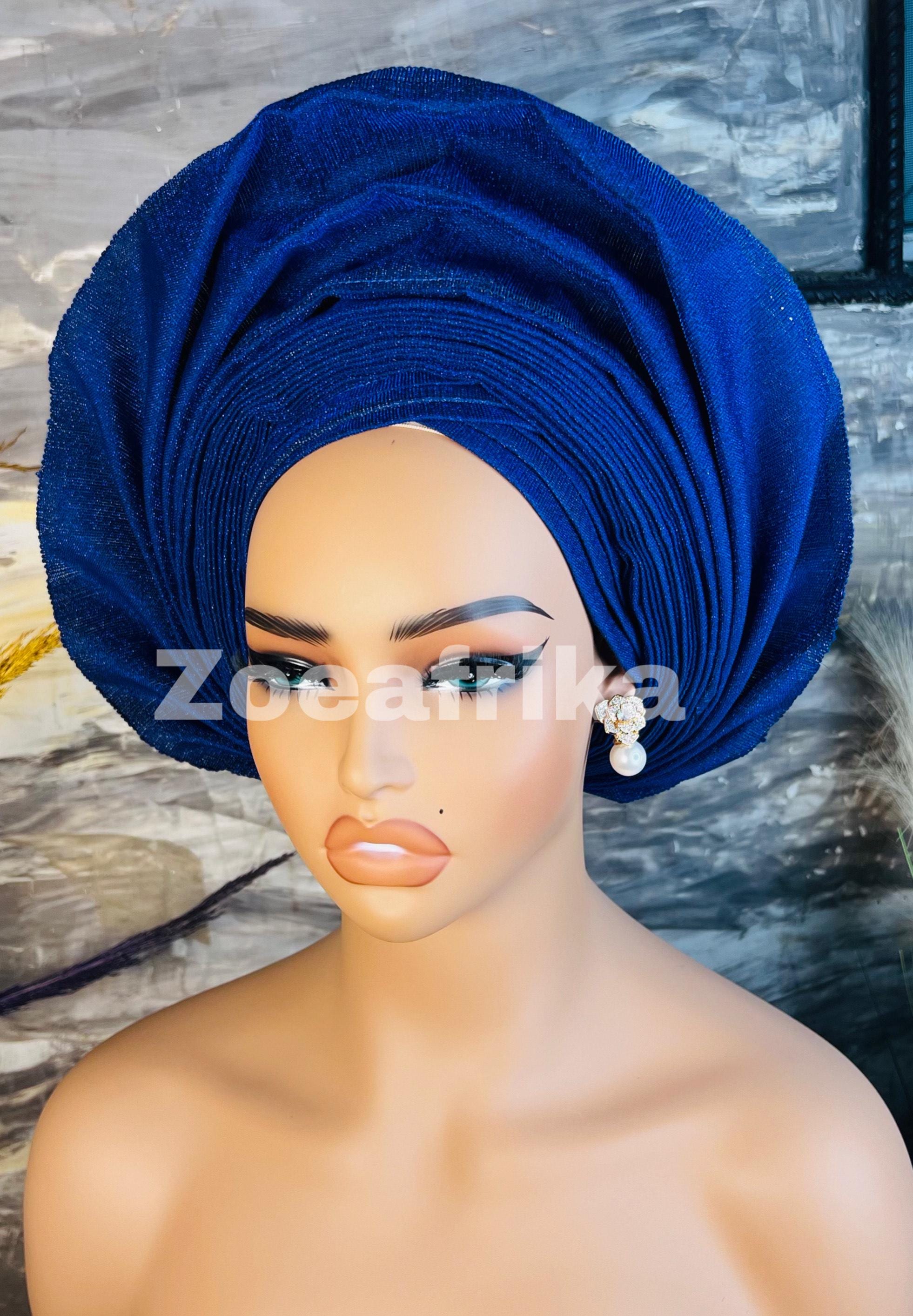 Royal Blue Asooke - Etsy display picture 1