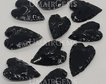 AAA Quality Black Obsidian Heart, Metaphysical Healing Crystal, Unique Gift