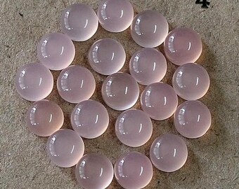 Calibrated Pink Chalcedony Round ,Pink Chalcedony Cabochon , Pink Chalcedony Loose Gemstone,Size 3mm To 20 mm