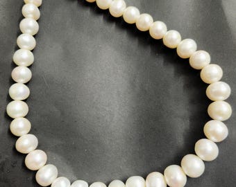 Natural Freshwater Pearl Near Round Smooth Beads Elegant Pearls for Jewelry