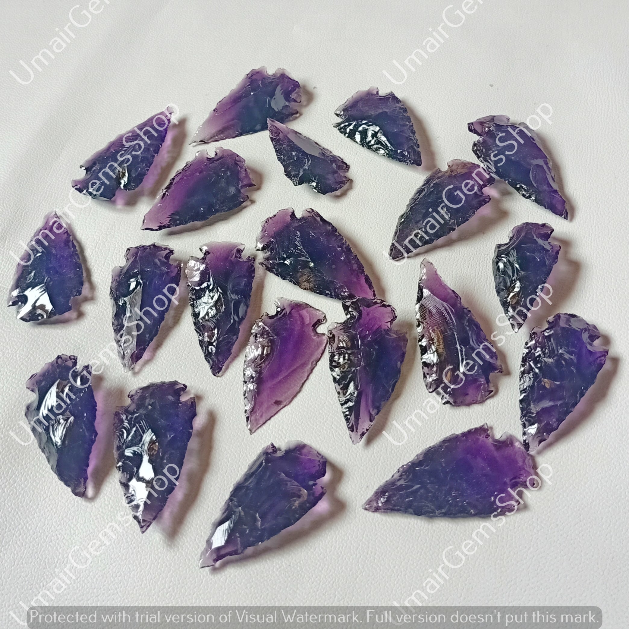 Amethyst Crystal Arrowhead  ~ Amethyst Carved Arrowhead  ~ Amethyst Arrowhead  ~ Arrowhead  ~ Amethyst ~ Loose Gemstone ~