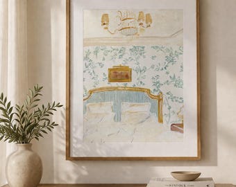 The Ritz Blue Art Print