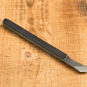 Leather Cutting Knife, Skiving Knife Flat Tip Leather Craft Tools