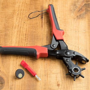 Leather Rotary Hole Punch, Hole Punch Tool, Large Rotating Hole Punch