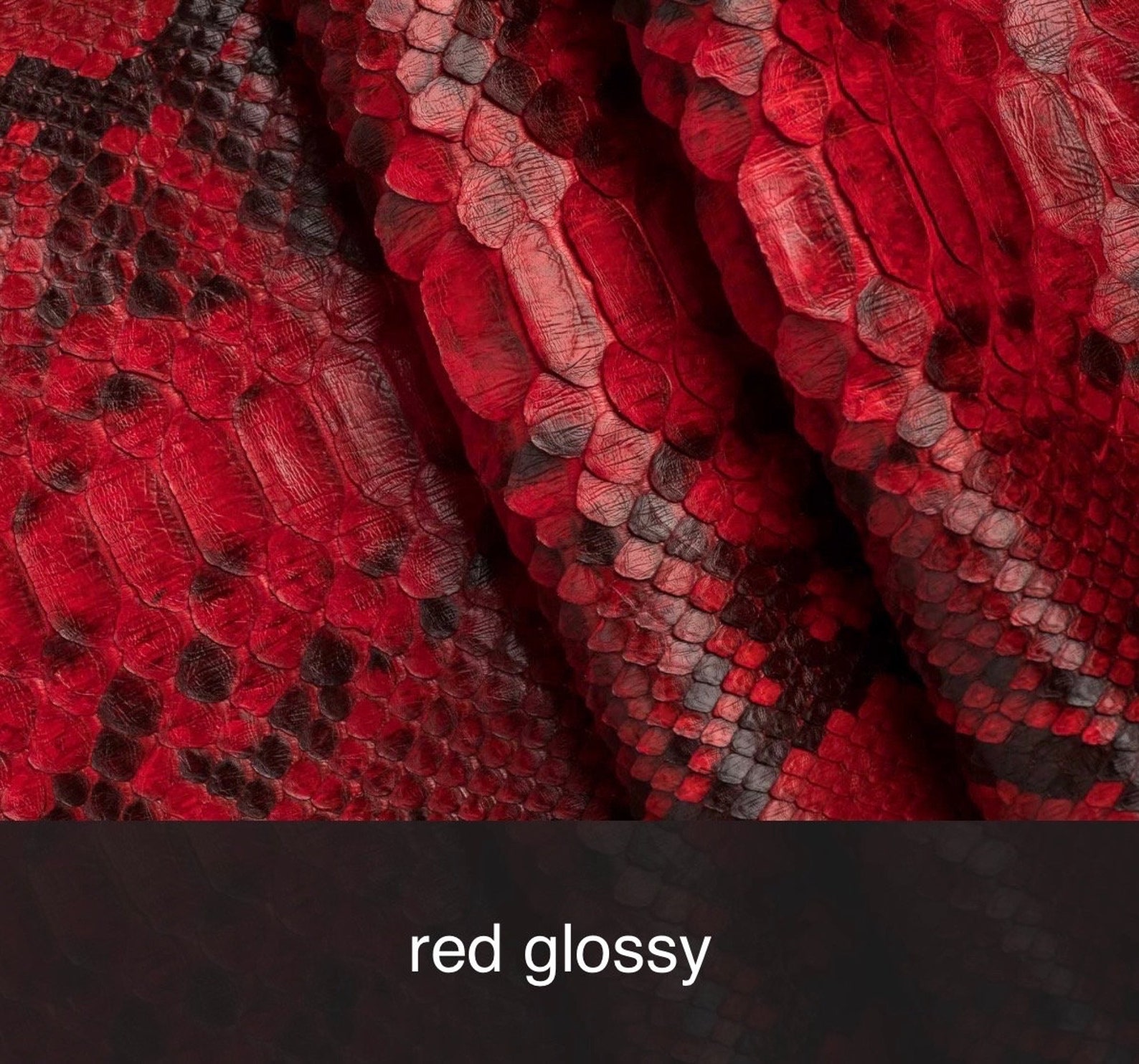 Genuine Python Skin, Black Matte, Cognac Snake Skin, Exotic Leather - Etsy