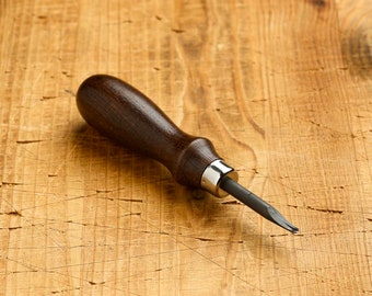 Edge Tool, Leather Edge Beveler 0.8 mm (0.03 in), Leather Craft Edge Tool 1.00 mm (0.04 in)