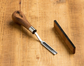 Shipping from USA, French Chisel for cutting Leather, Handmade Leather Flat Punch Chisel 6 mm (0.2 in), 8 mm (0.3 in),12 mm (0.5 in)