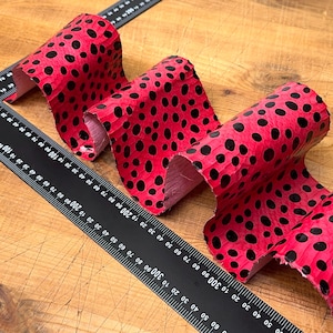 Echte Schwarze Schlangenhaut, Gold Schlangenhaut, Braune Schlangenhaut aus Italien, Exotisches Schlangenleder für Geldbörsen, Taschen, Uhrenarmbander