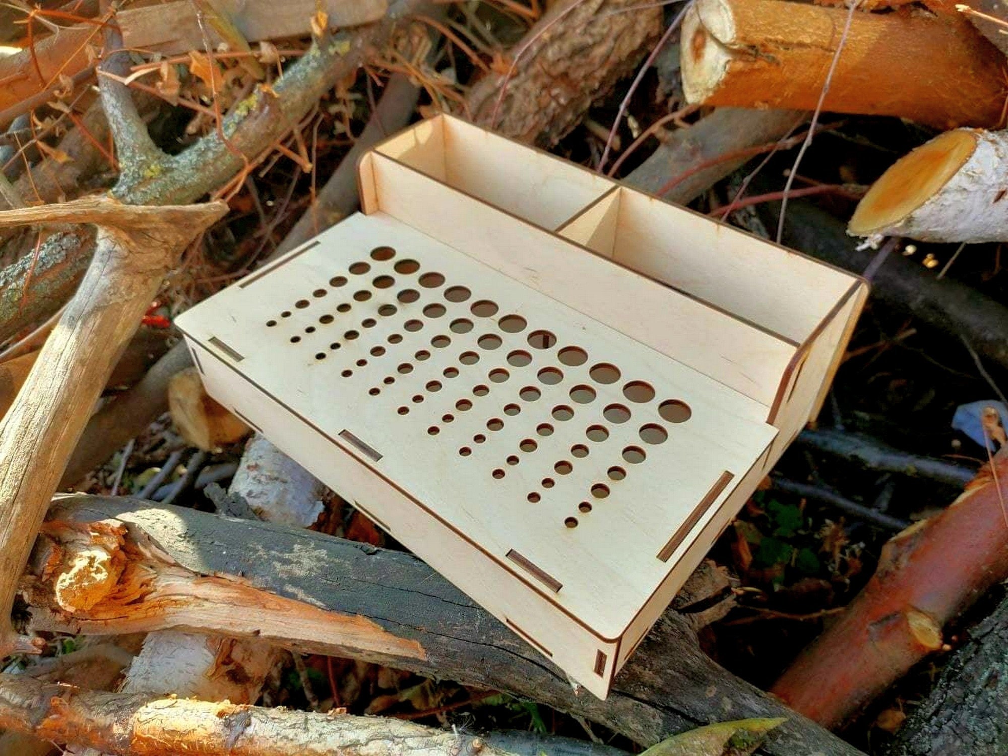 Leather Craft Tools Organizer, Leather Goods Storage Box, Craft Tools ...