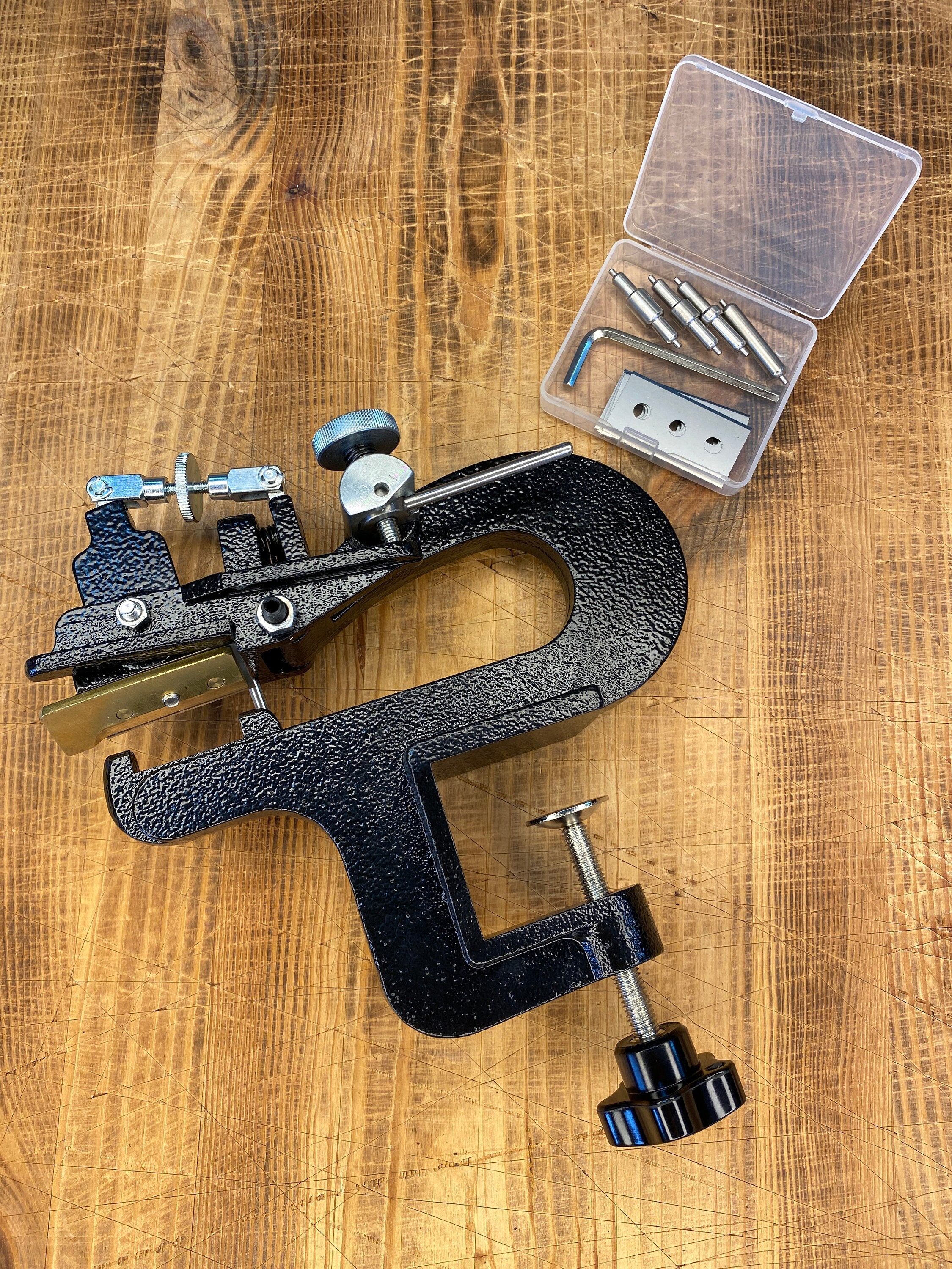 DIY Leather Splitter Manual Leather Skiver Peeler Machine for Paring  Peeling USA