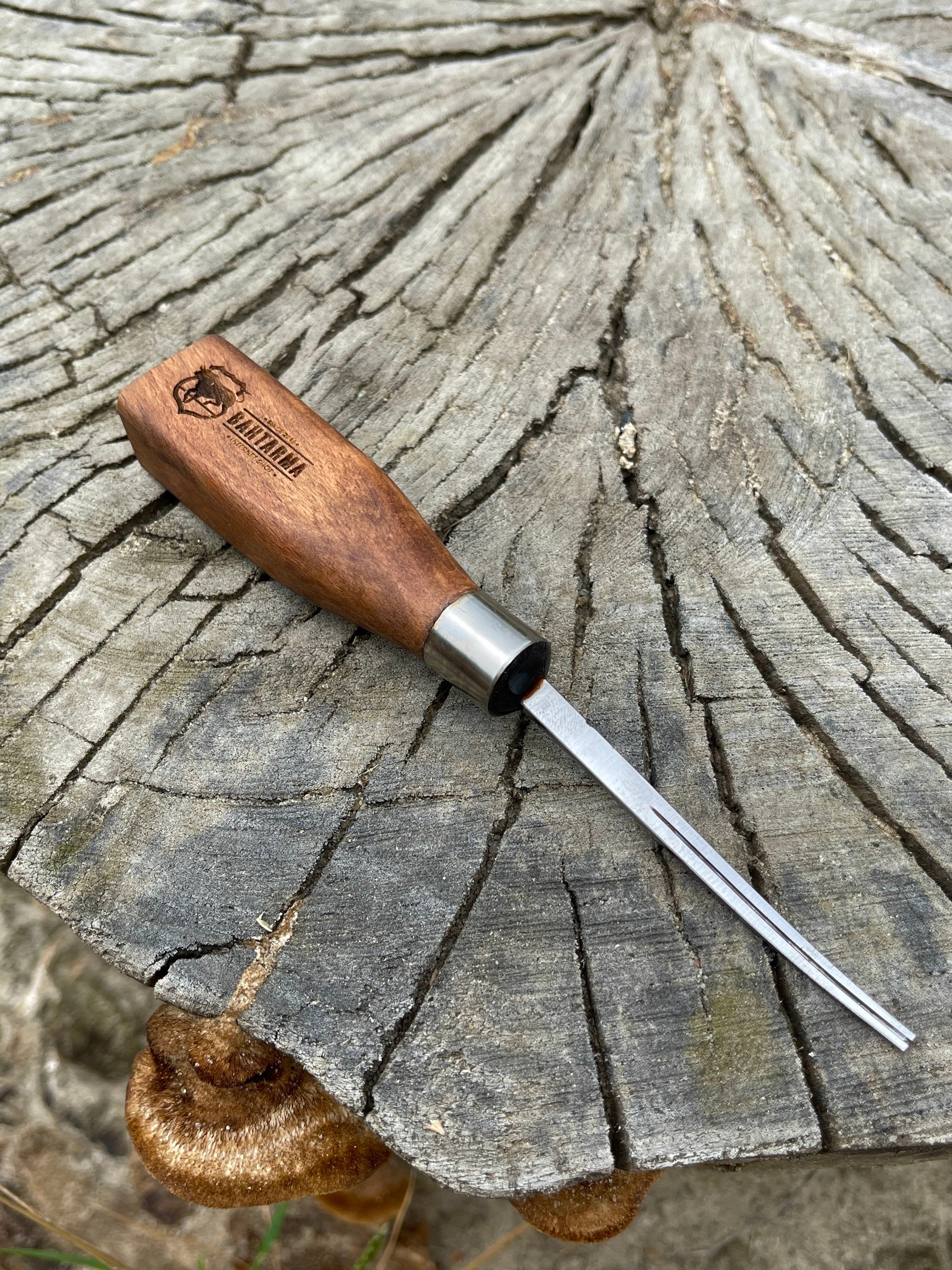 Exotic Wood / Edge Beveler tool / Leather Craft Edge Beveler / Zebrano /  Edge Shave