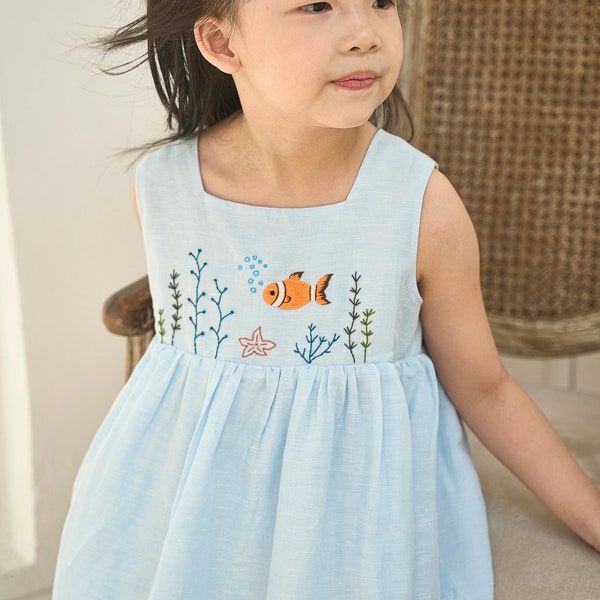 Embroidered Baby Dress Etsy