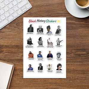 Black History Stickers (B)