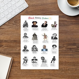 Black History Stickers (A)