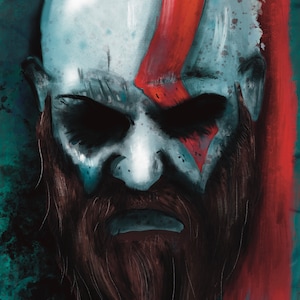 God of War Ragnarok Kratos Art Print
