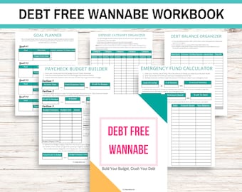 Printable Budgeting Book - Budget Planner - Pay Off Debt - Save Money