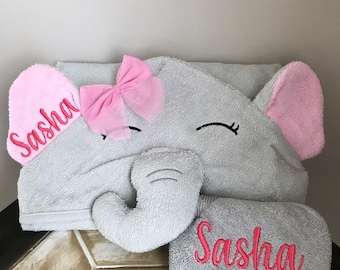 Monogrammed Hooded Baby Towel