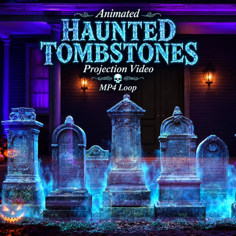 Haunted Graveyard Video - Etsy UK