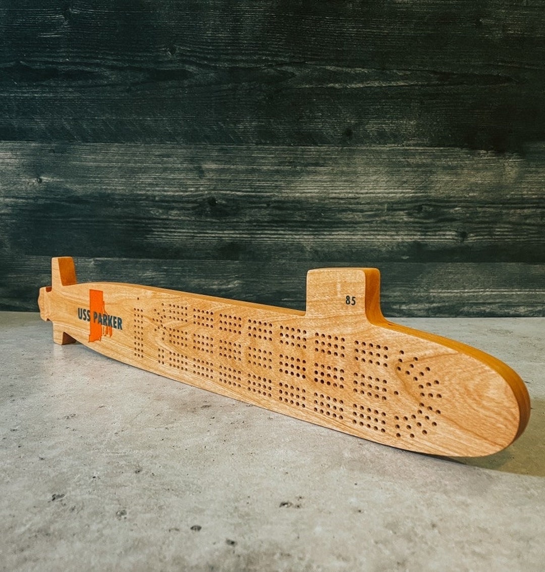 Submarine Cribbage Board Etsy
