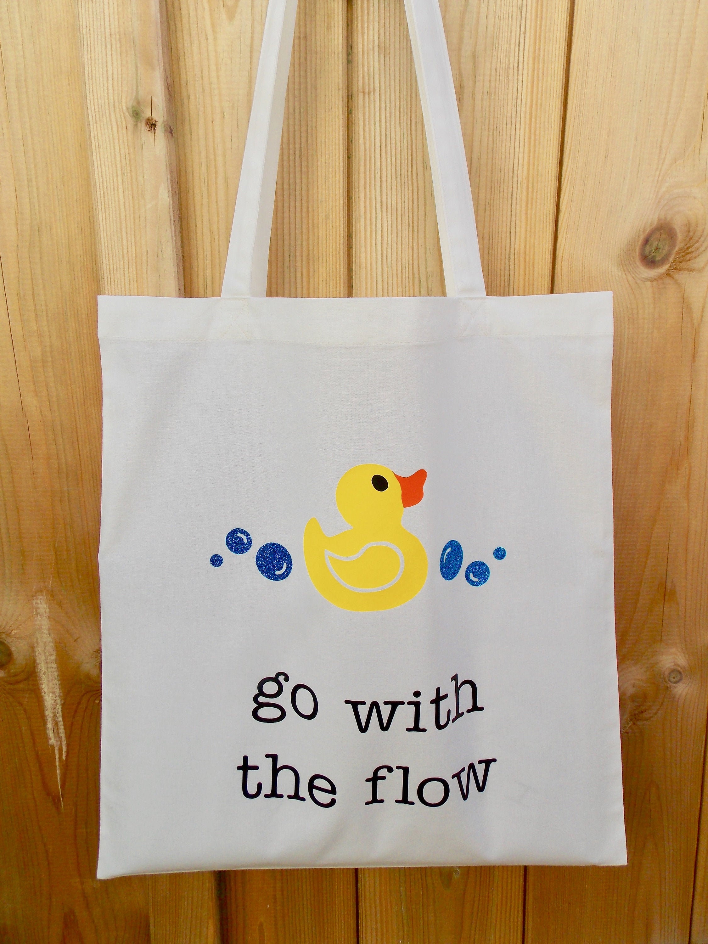 Rubber Duck tote bag Reusable bag Shopping bag Cotton Etsy