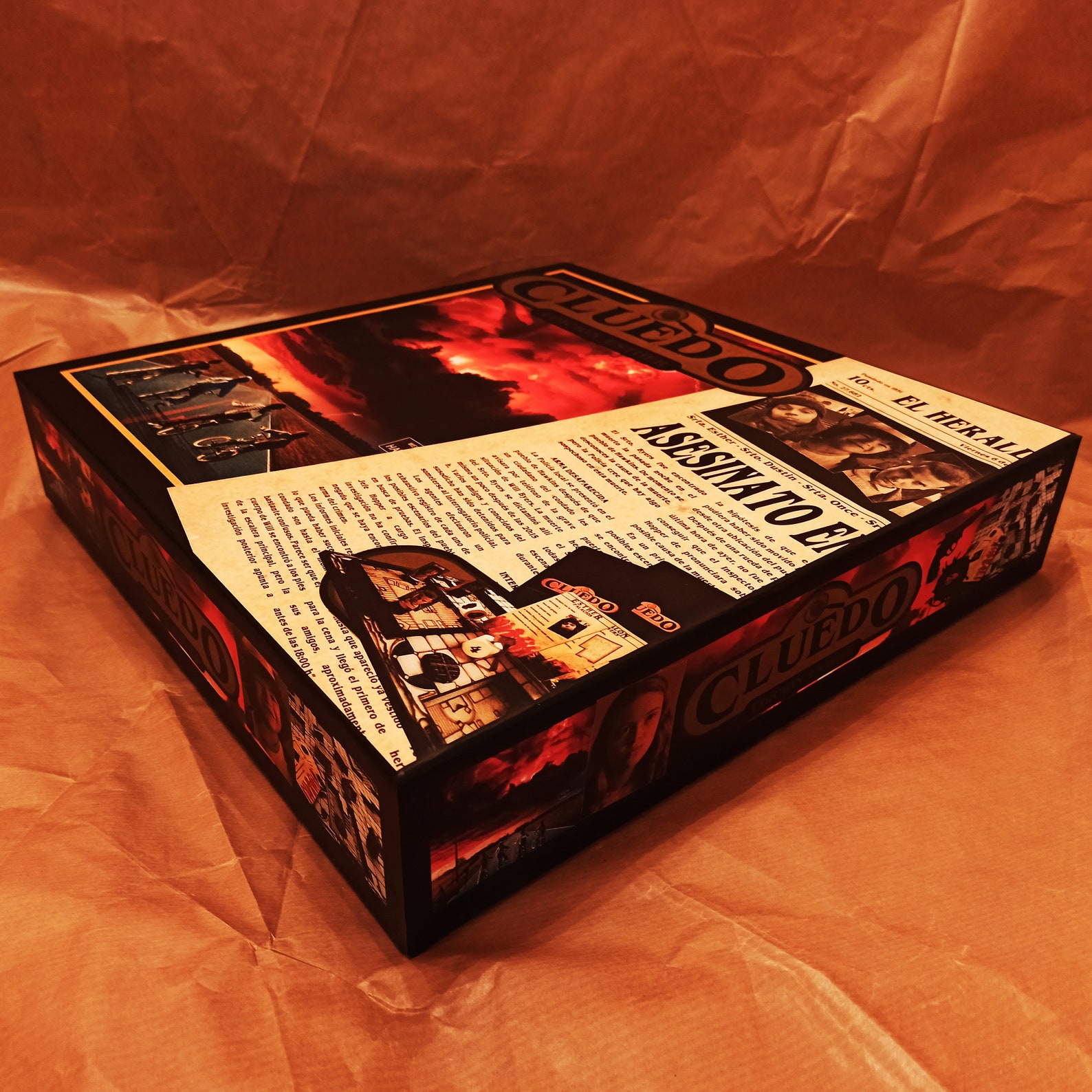 Custom Board Game Inspired By The Cluedo And Stranger Things Etsy