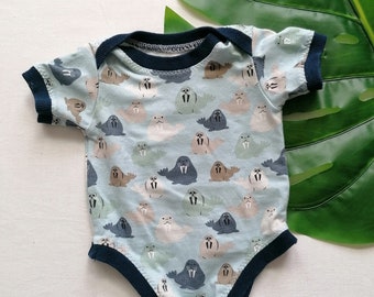 Baby Body Bodie Romper Blau Kind Junge Gr. 56 - Gr. 98