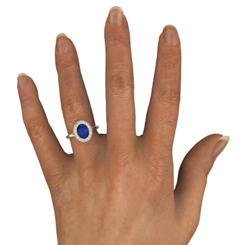 Gift For Wife Gift For Her Vintage Celtic Sterling Silver Blue Sapphire Ring Christmas Top Sale Ring