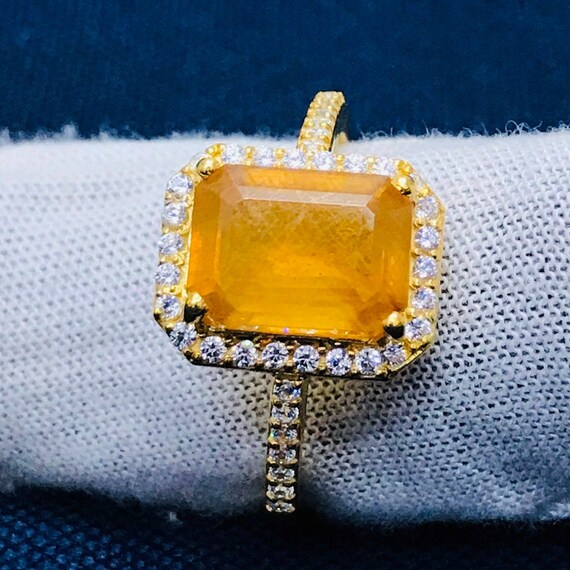 Parle Yellow Gold Fancy Zircon Ring R7RFZ219C | Banks Jewelers |  Burnsville, NC
