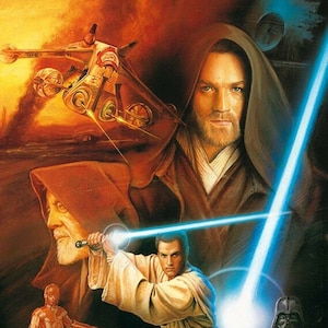 Obi Wan Kenobi art print, print Star Wars