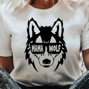 Mama Wolf Svg File - Wolf Head - Wolf with sunglasses - Animals Svg -Wolf diy shirt -Mama Wolf sunglasses Svg For Cricut  Svg For Silhouette