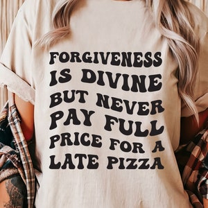 Cita divertida de pizza, Pizza svg, I Love Pizza svg Archivos de corte, letras onduladas apiladas svg, descarga digital instantánea