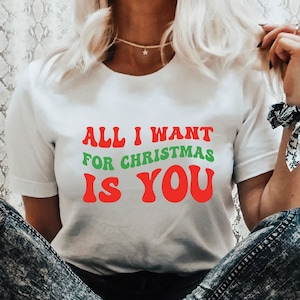 Todo lo que quiero para Navidad eres tú Svg, Cotizaciones de Navidad Svg, Amor de Navidad Svg, Pareja Navidad Svg, Png de moda, Diseño digital en 7 formatos