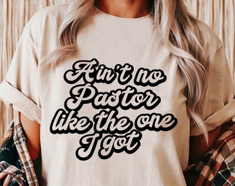 Funny Pastor Shirt SVG: Religious Woman Christian Design (Digital Download)